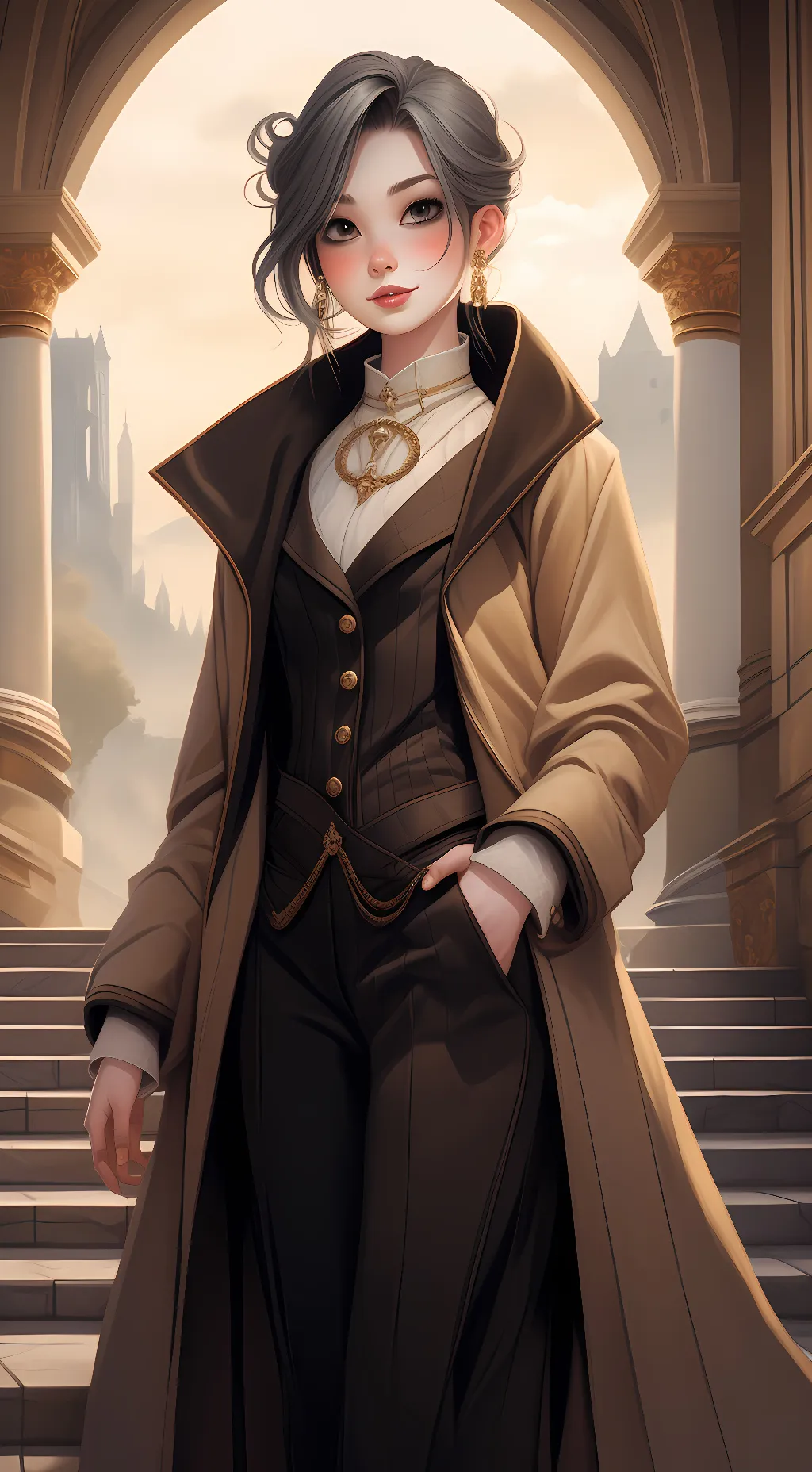 ai character: Carter  background