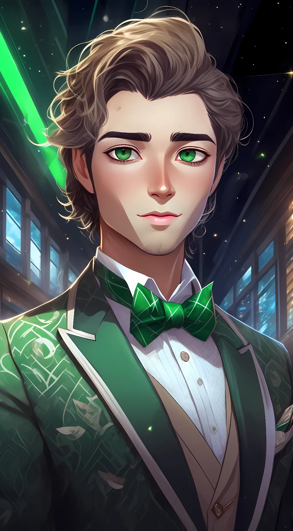 ai character: Owen Bux background