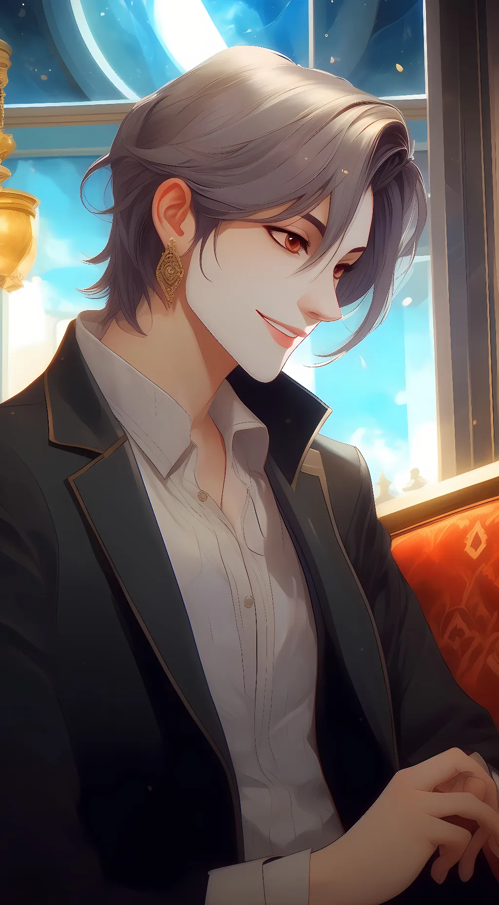 ai character: Karter and William background
