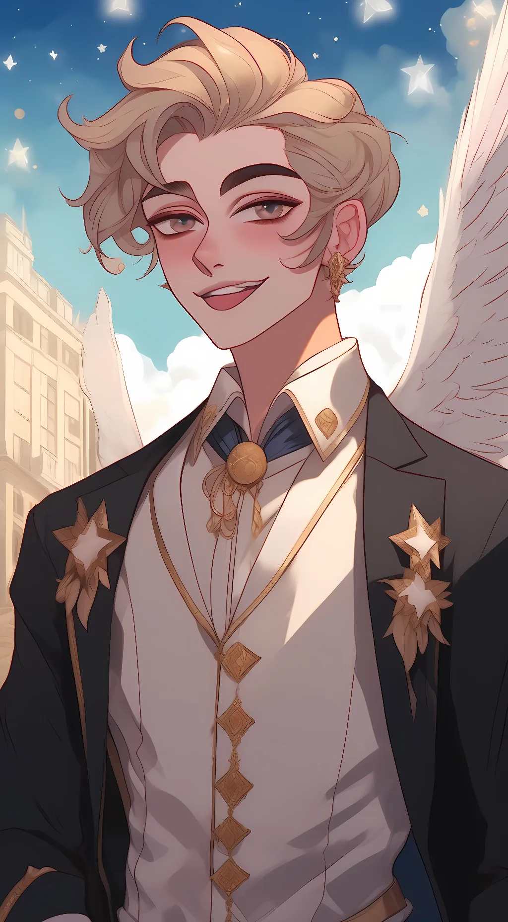 ai character: Angel Dust background
