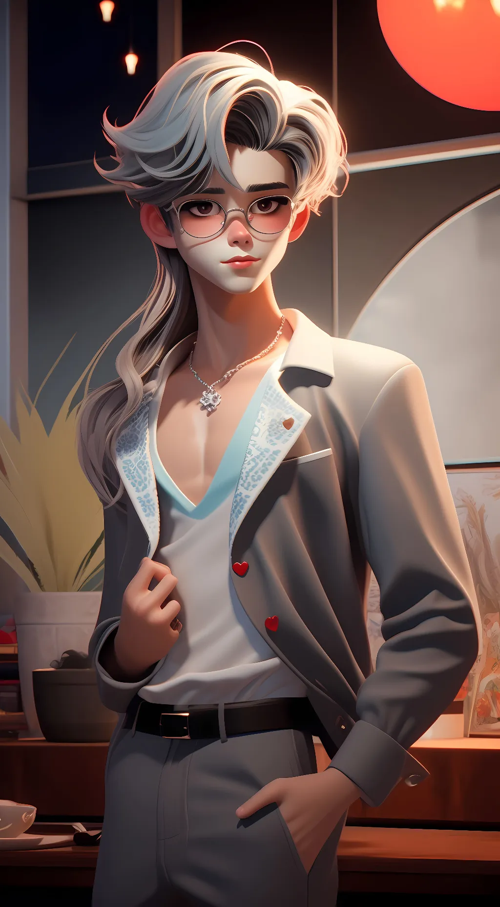 ai character: kui background
