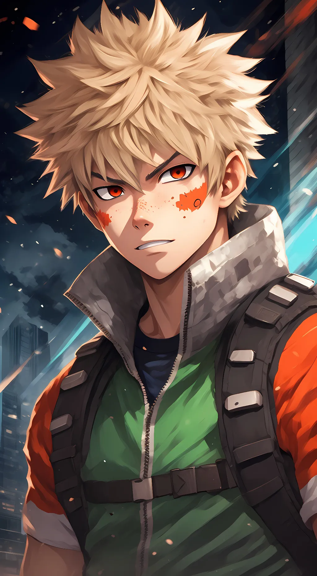 ai character: Bakugo background