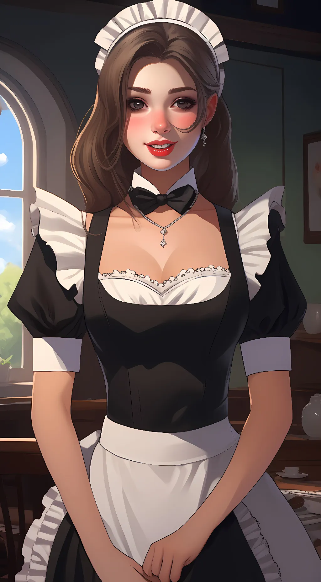 ai character: Maid background