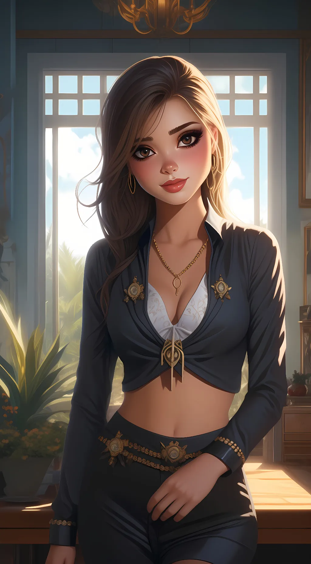ai character: Emma  background