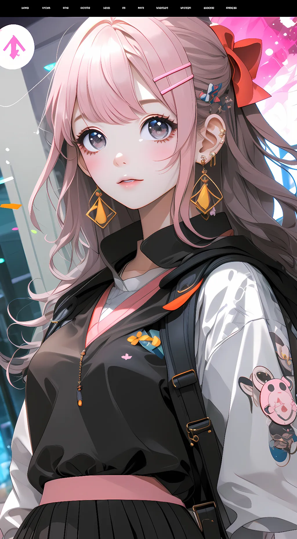 ai character: Blossom  background