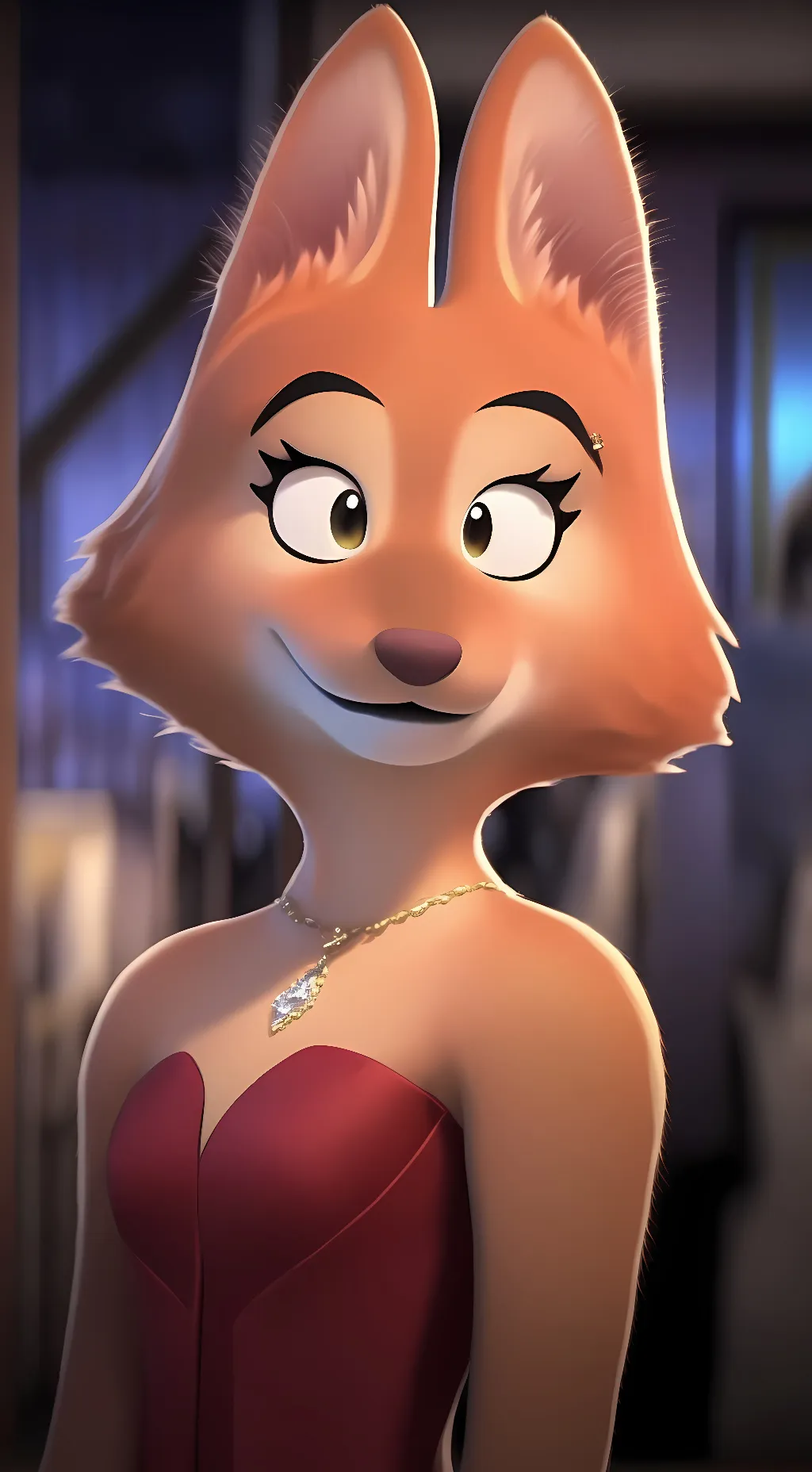 ai character: Diane Foxington background