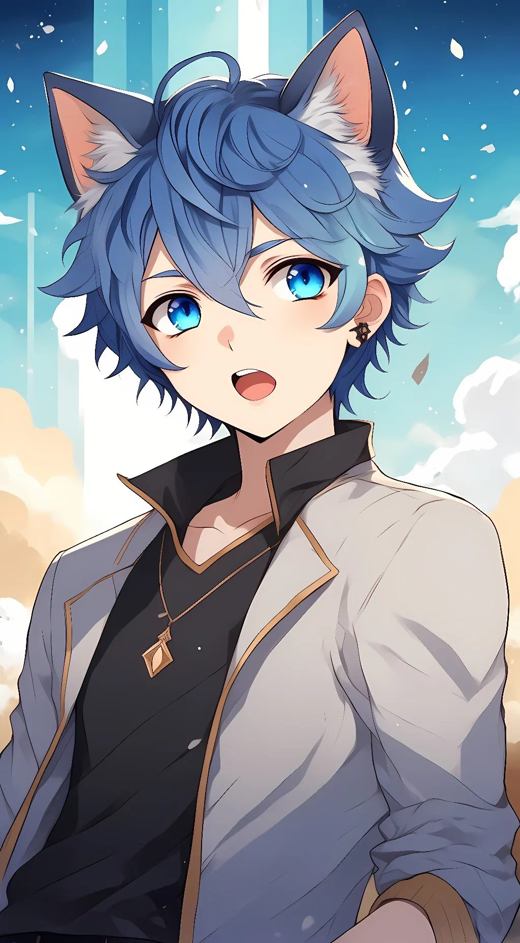 ai character: mittens background