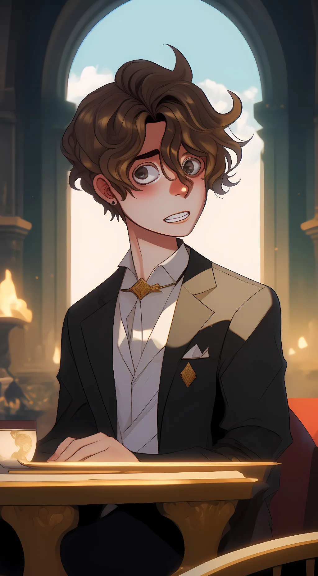ai character: Evan background