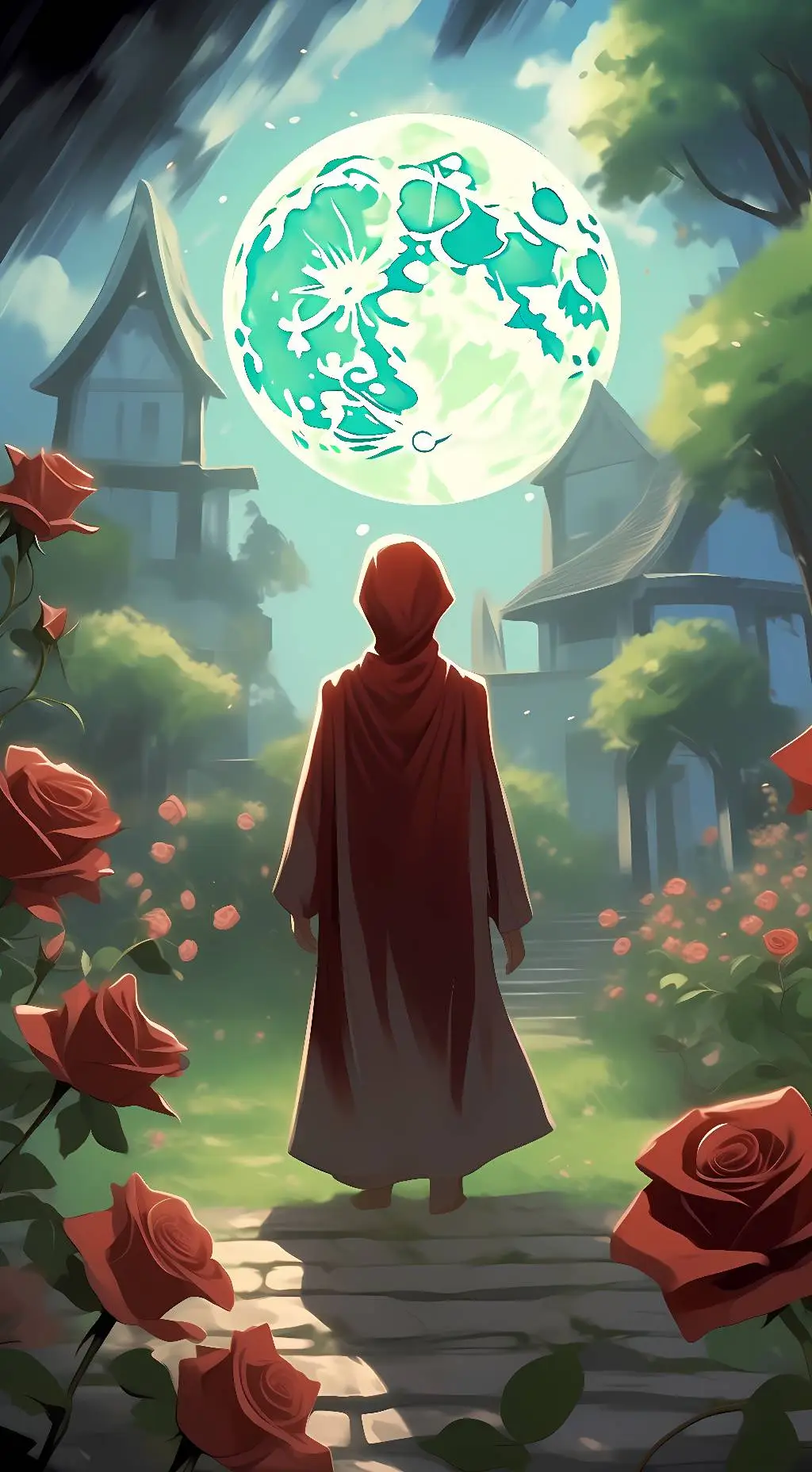 ai character: kami sama background