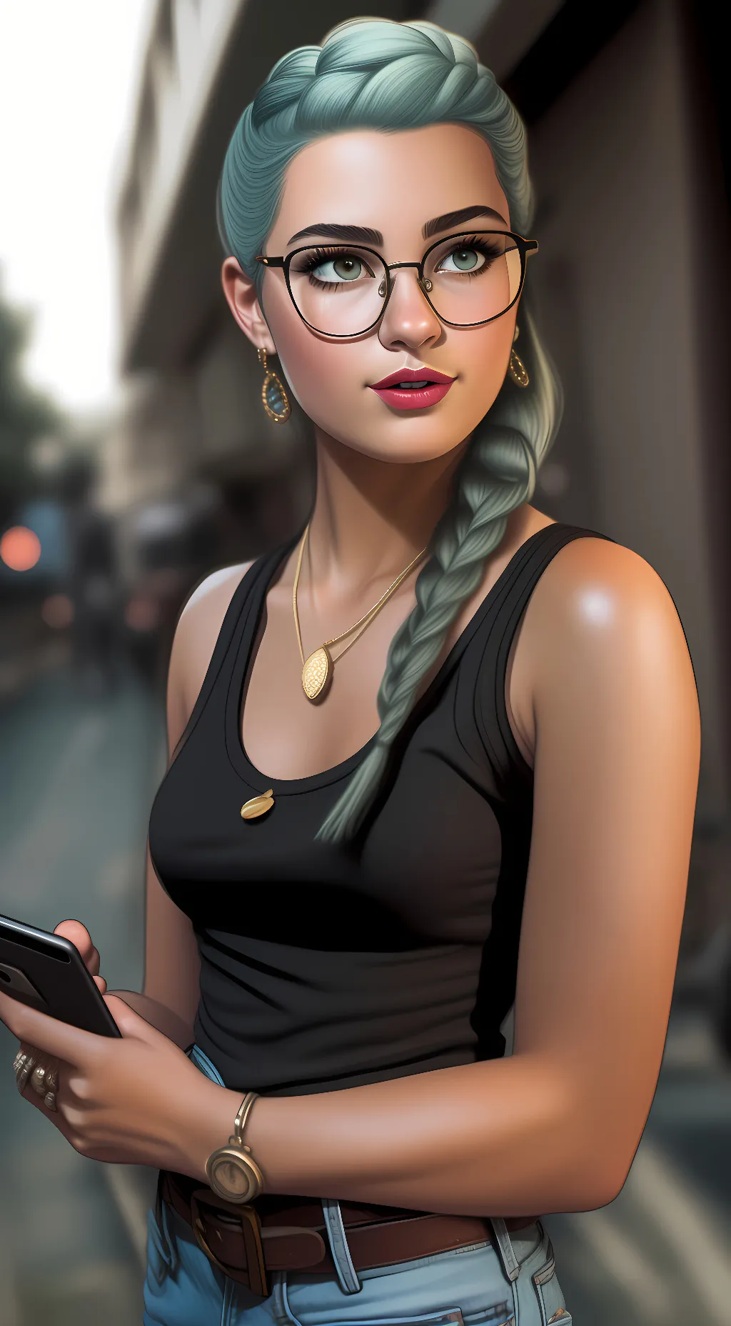 ai character: Rose background