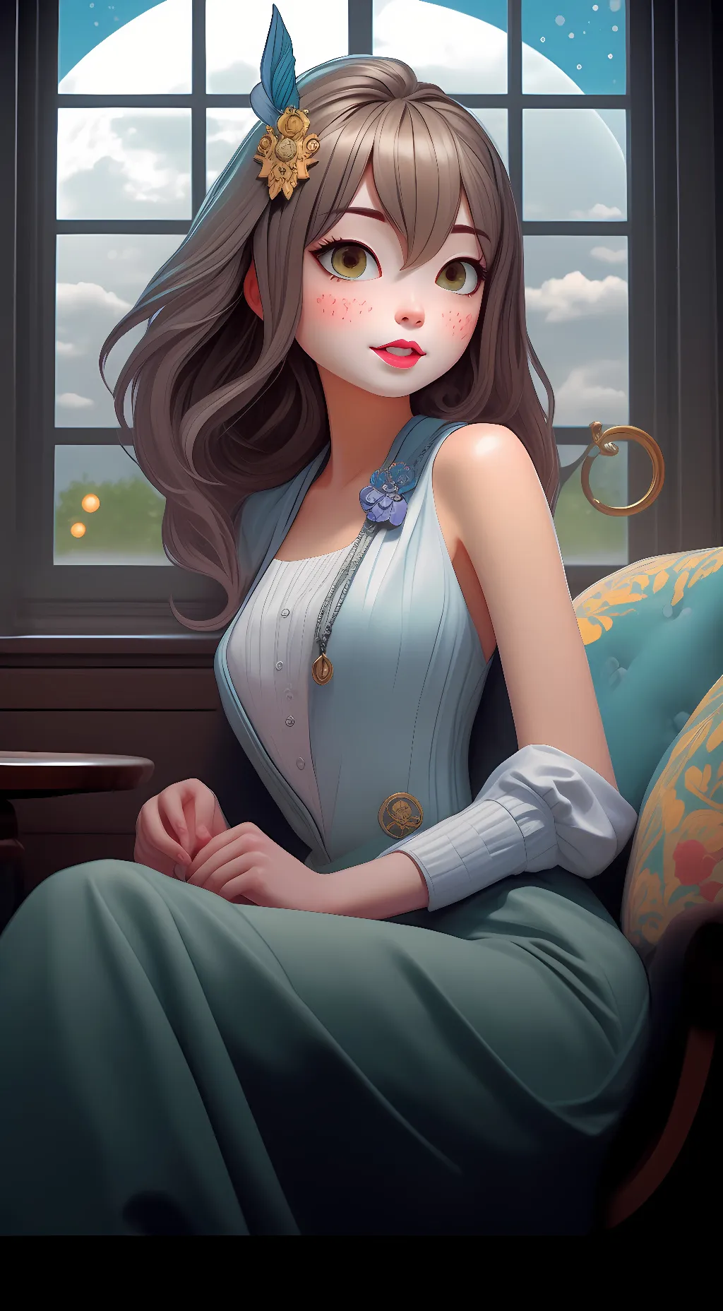 ai character: milly background