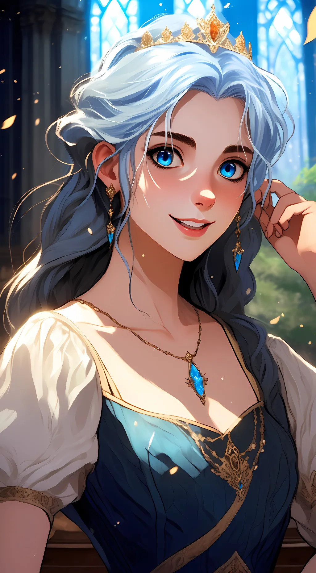 ai character: princess Emily  background