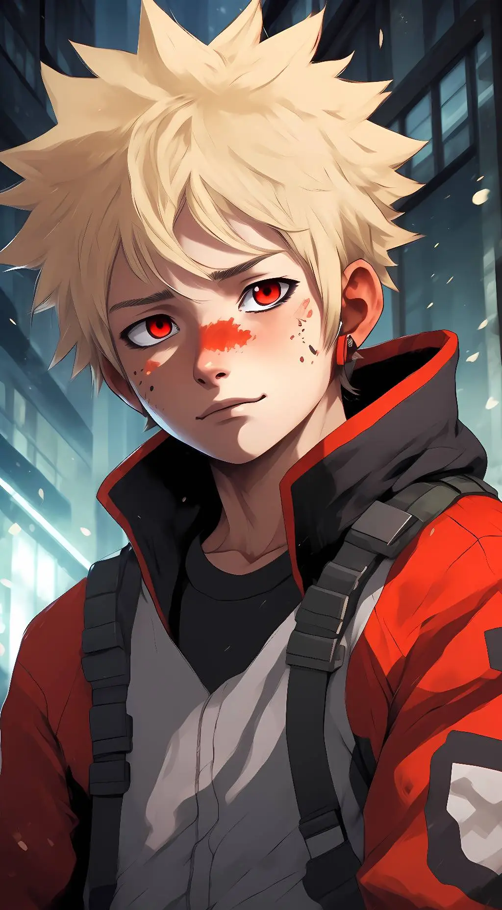 ai character: sad sad sad bakugo background