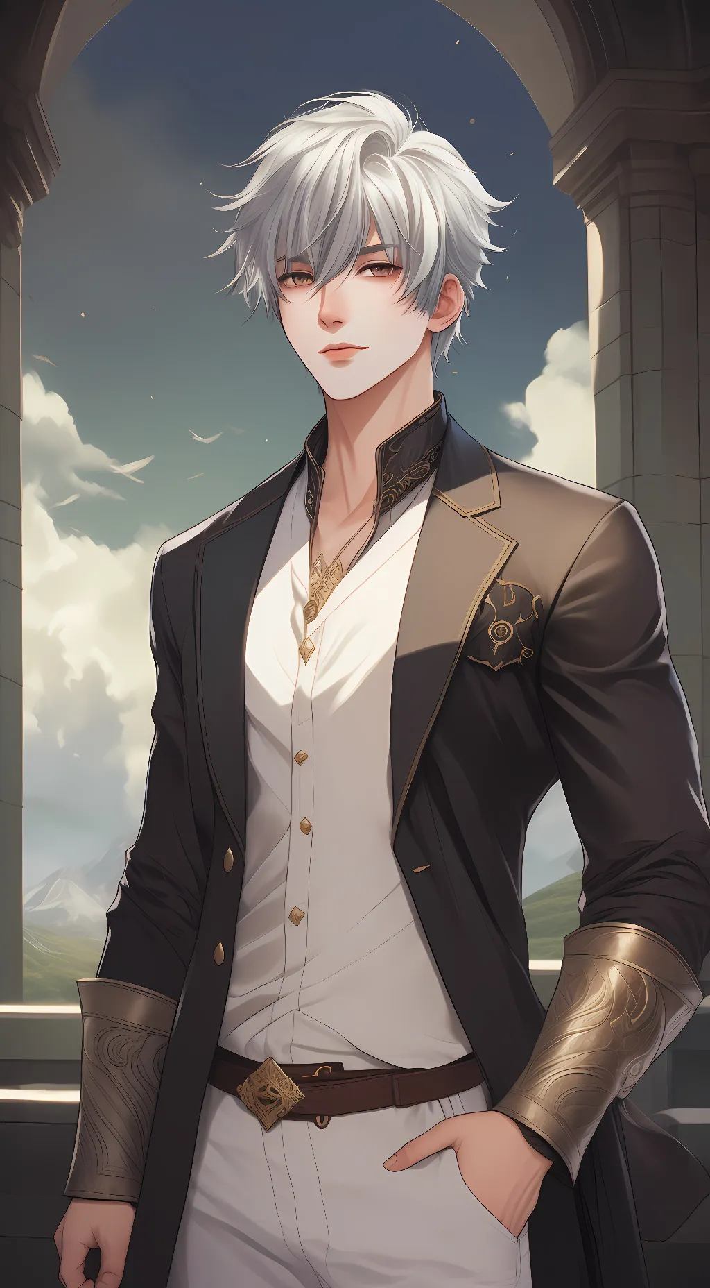 ai character: Cassius Aerhart  background