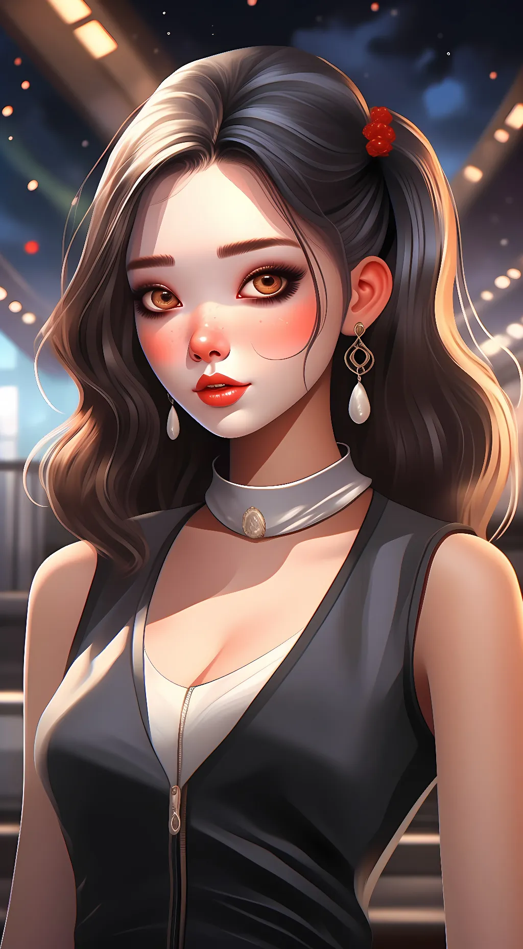 ai character: lily background