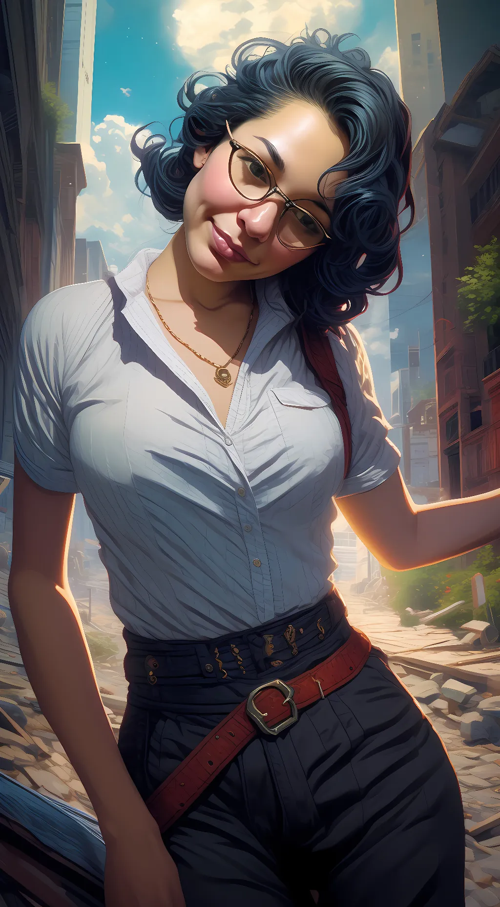 ai character: Anaís  background