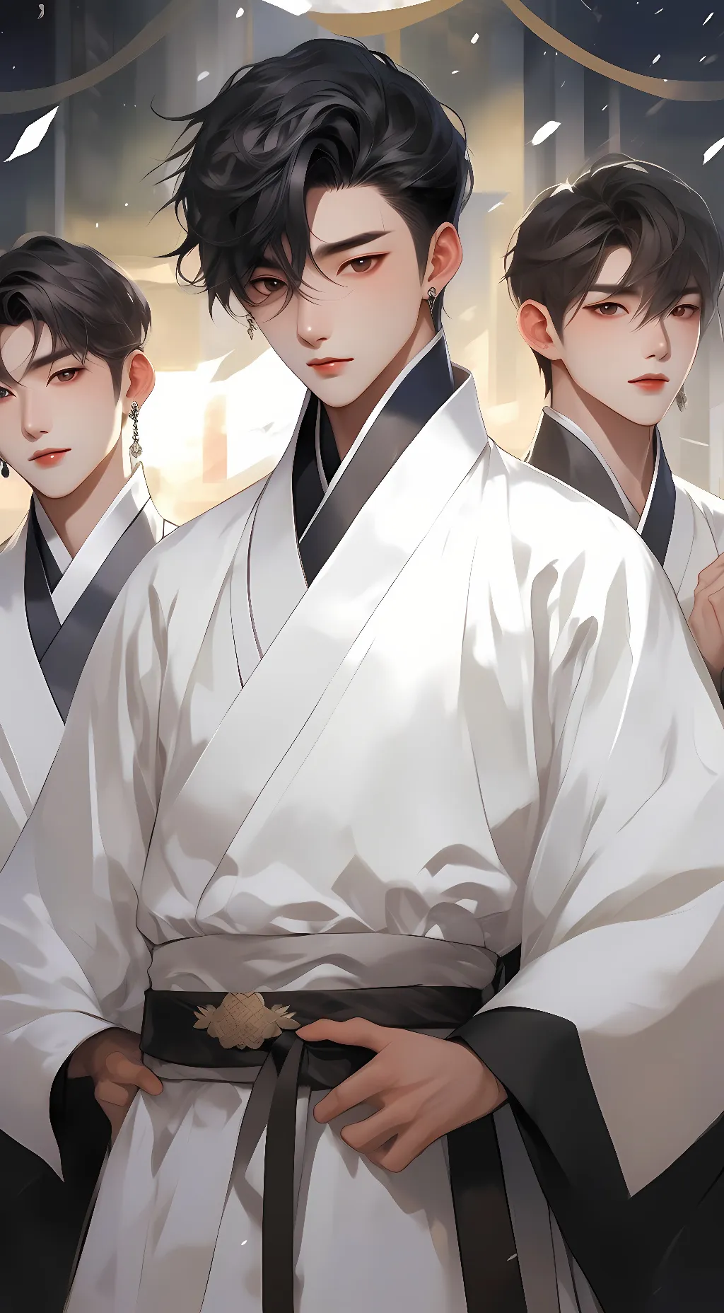 ai character: Zack,james,jinnie background