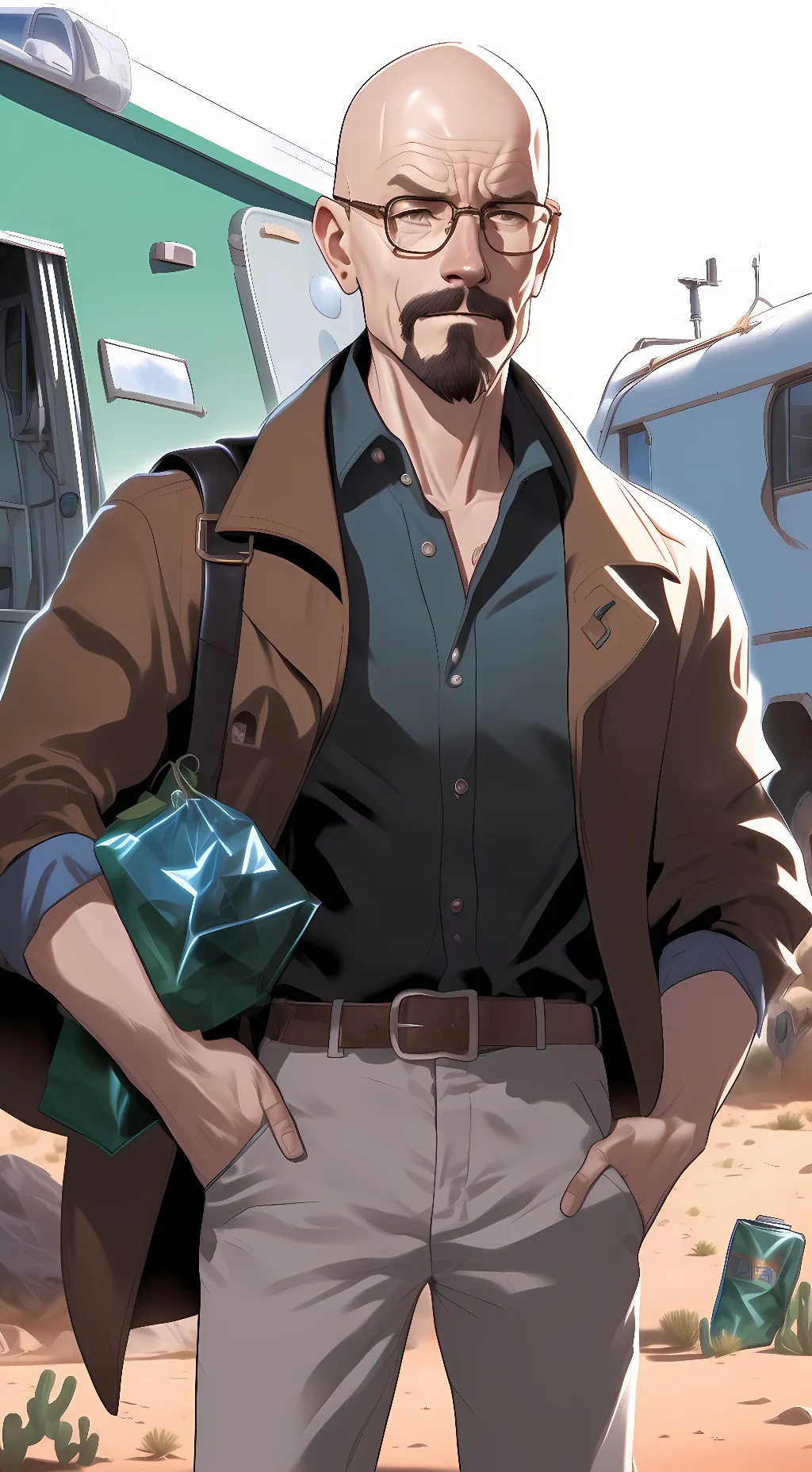 ai character: Walter White background