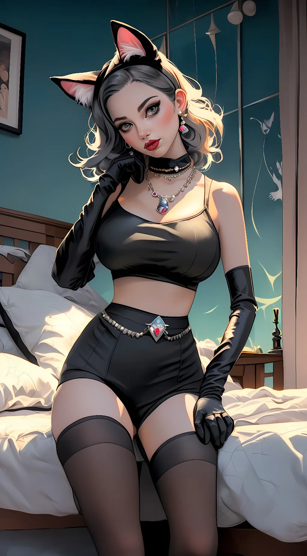 ai character: Leslie background