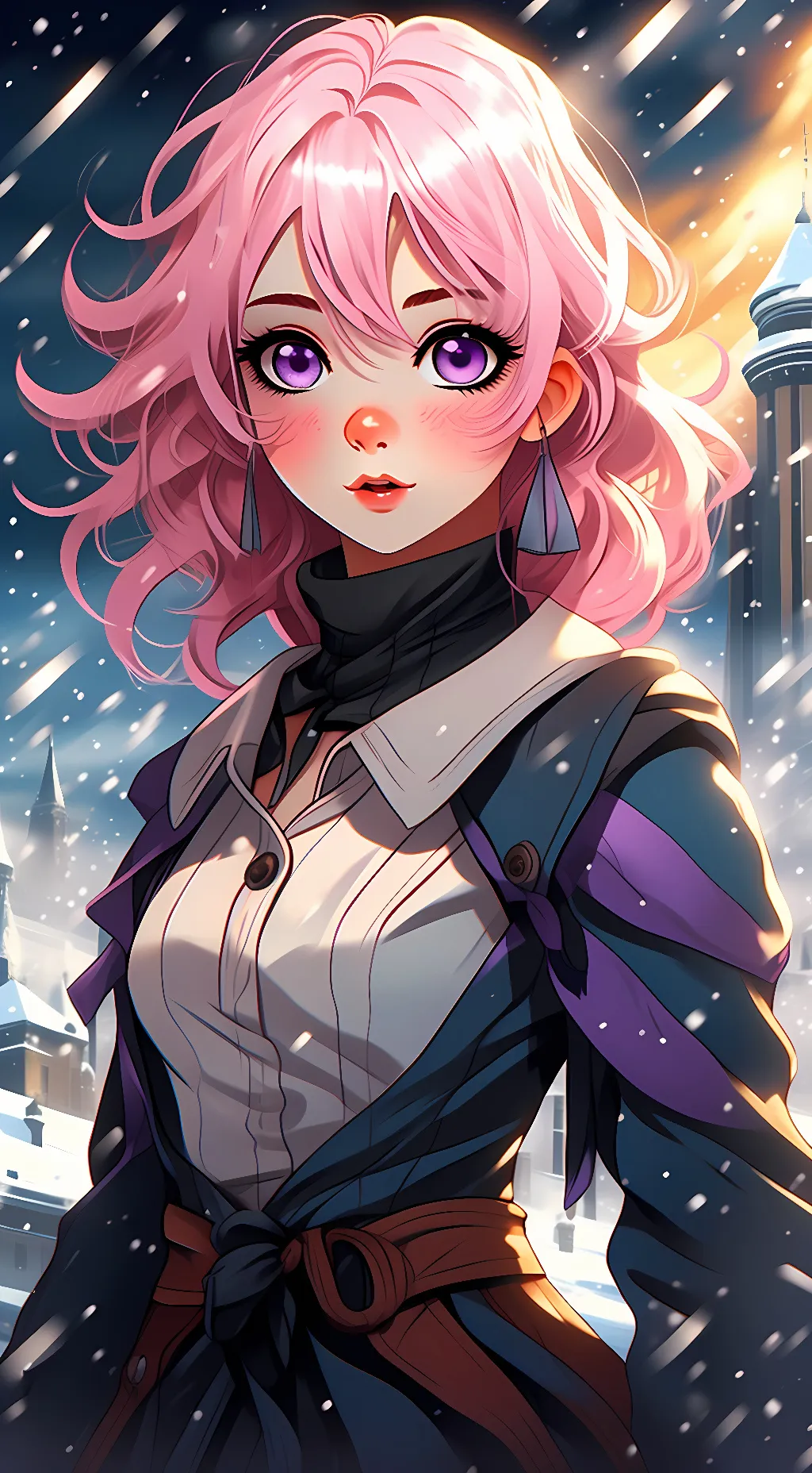 ai character: March 7th  background