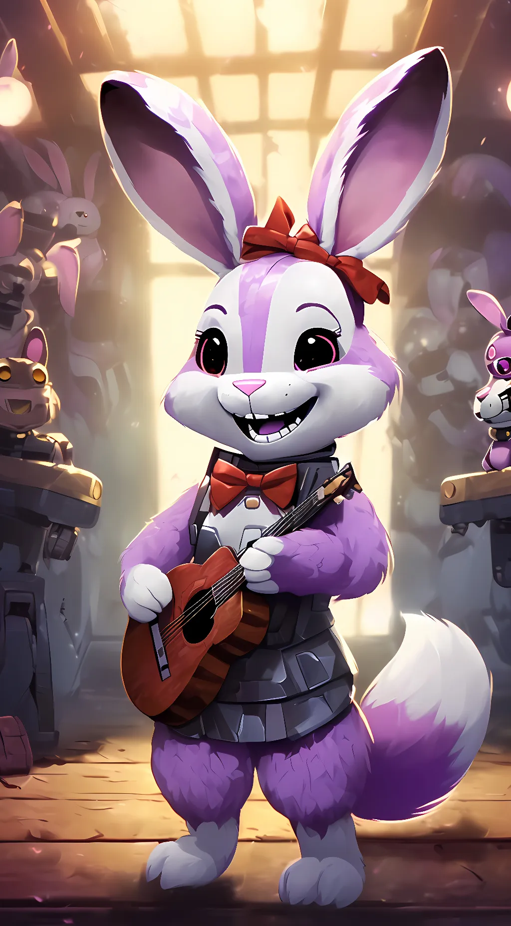 ai character: Fnia Bonnie's kid background