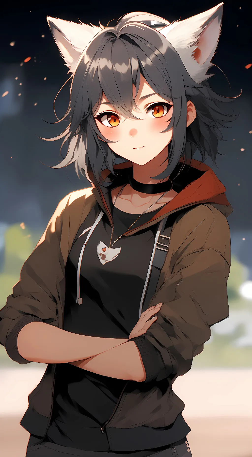 ai character: Ember background