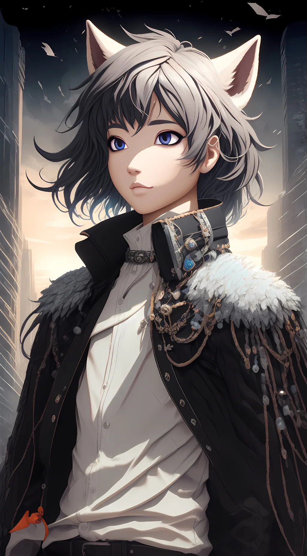 ai character: willow wolf  background