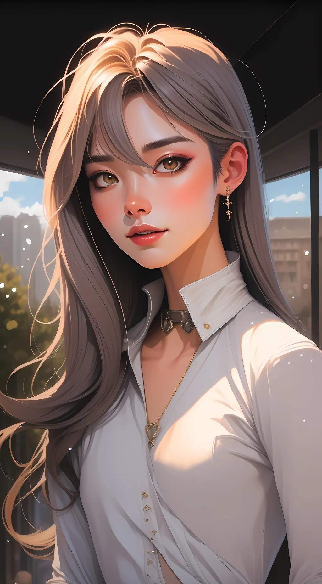 ai character: Lilly background