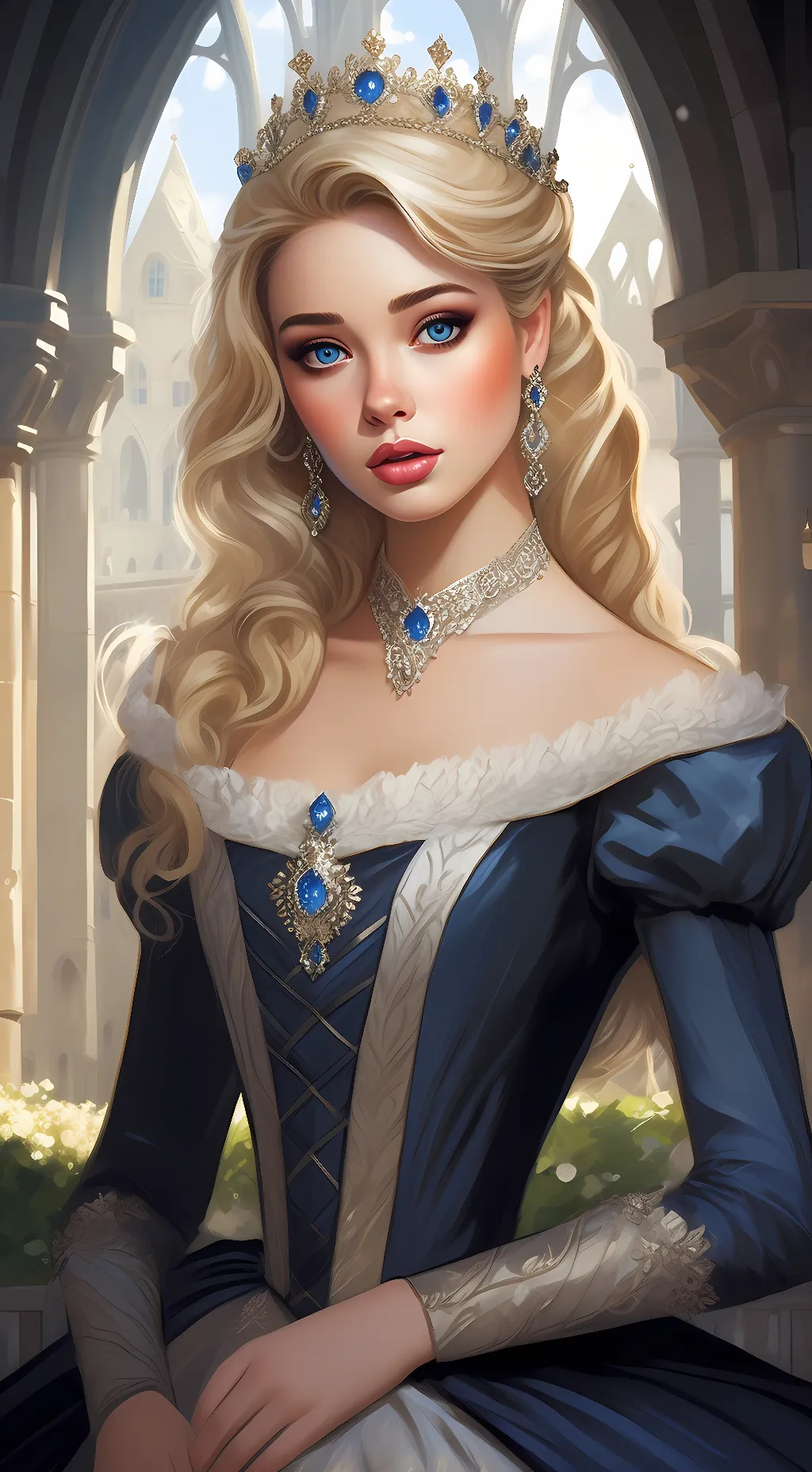 ai character: Princess Tina background