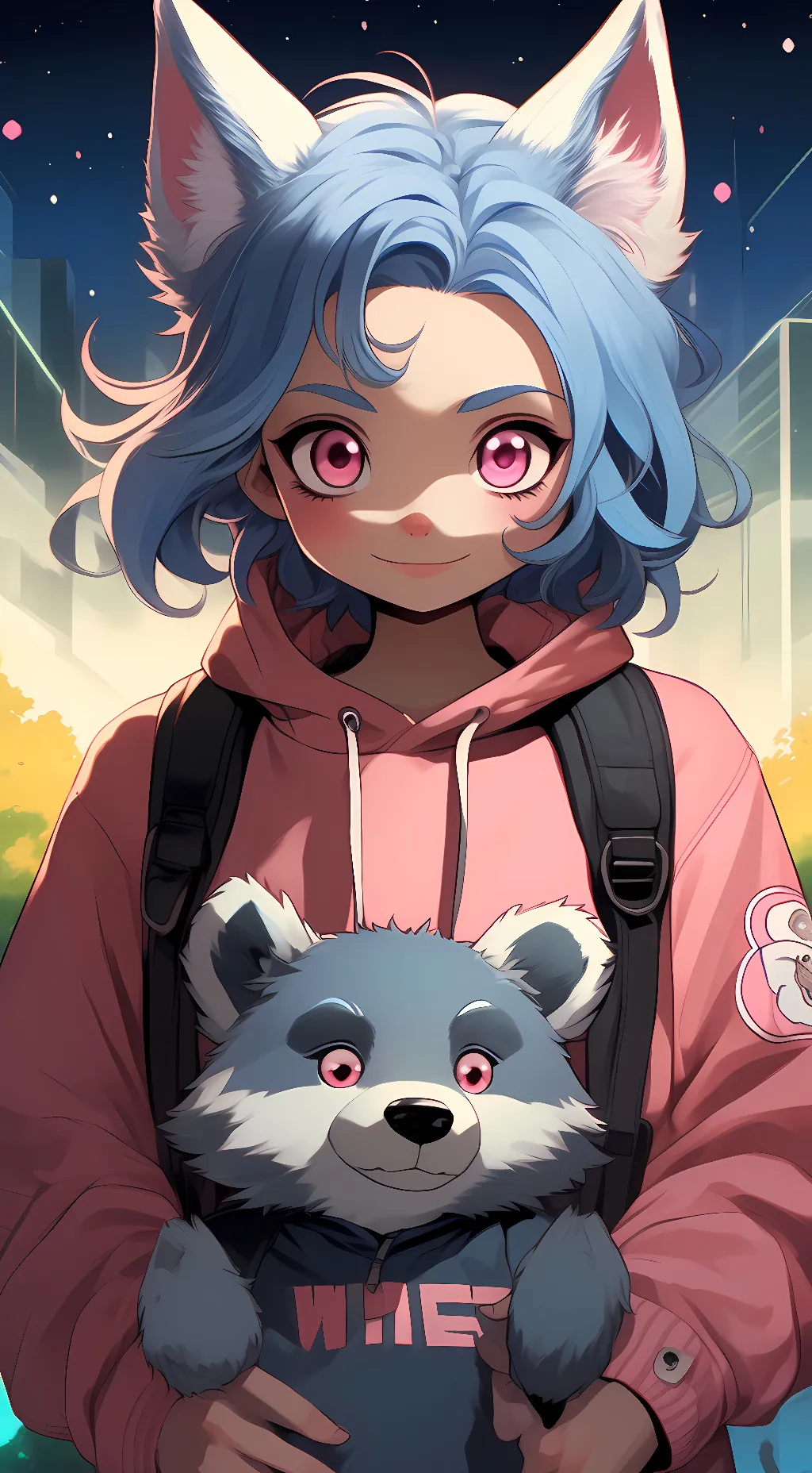 ai character: kira background