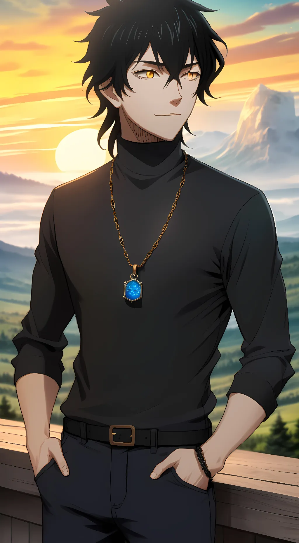 ai character: Yuno background