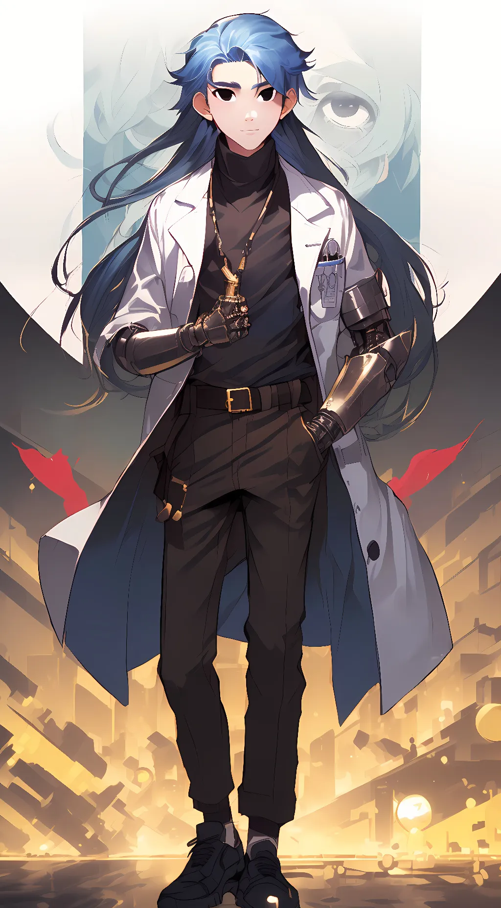 ai character: Rf wally background