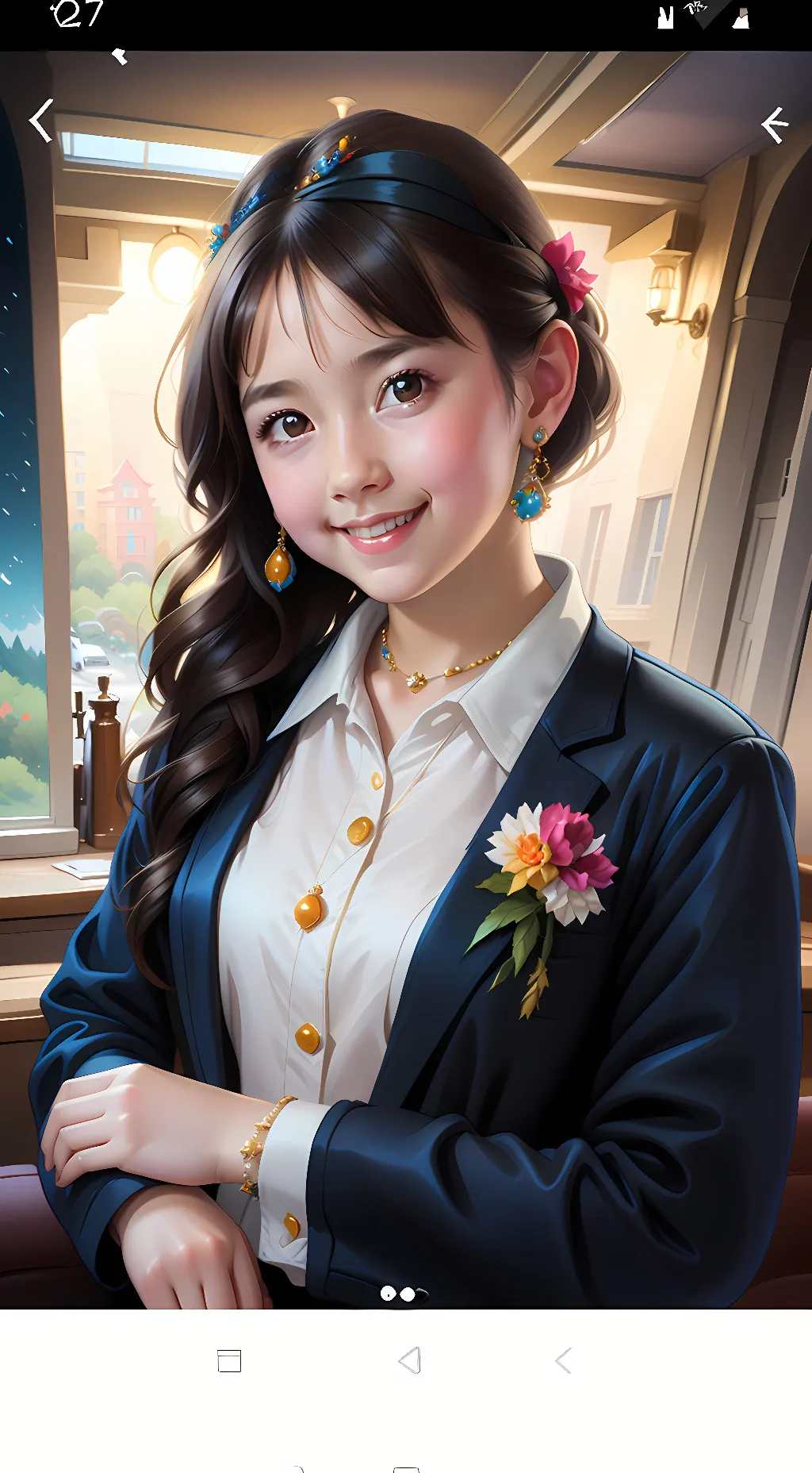 ai character: Ally background