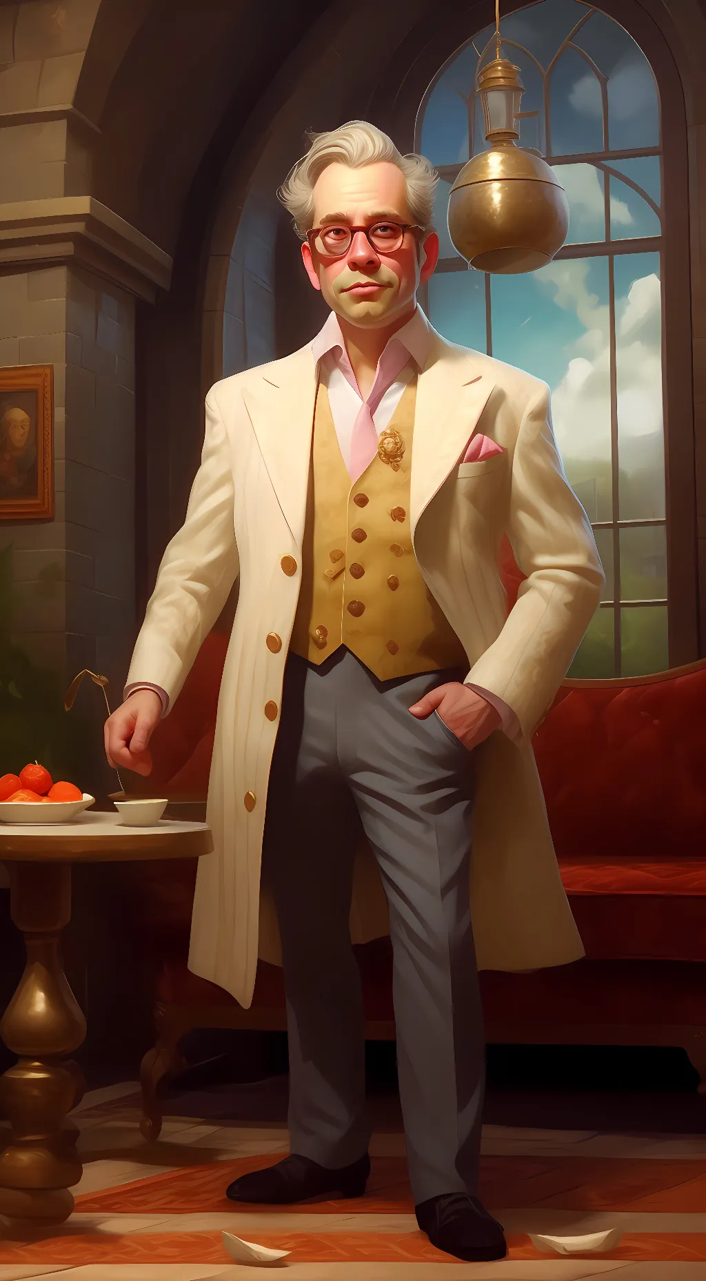 ai character: HAM! background