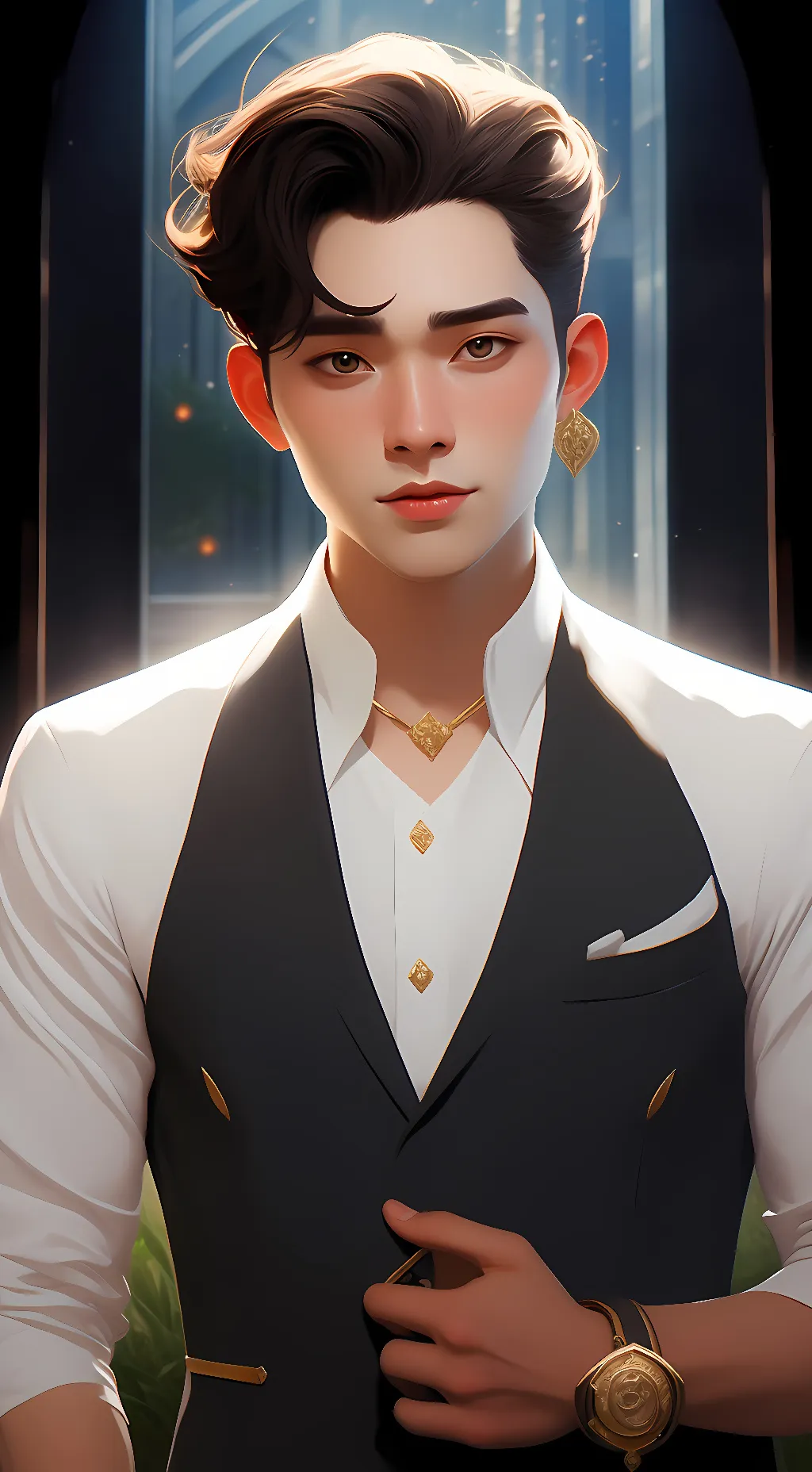 ai character:  Michael  background