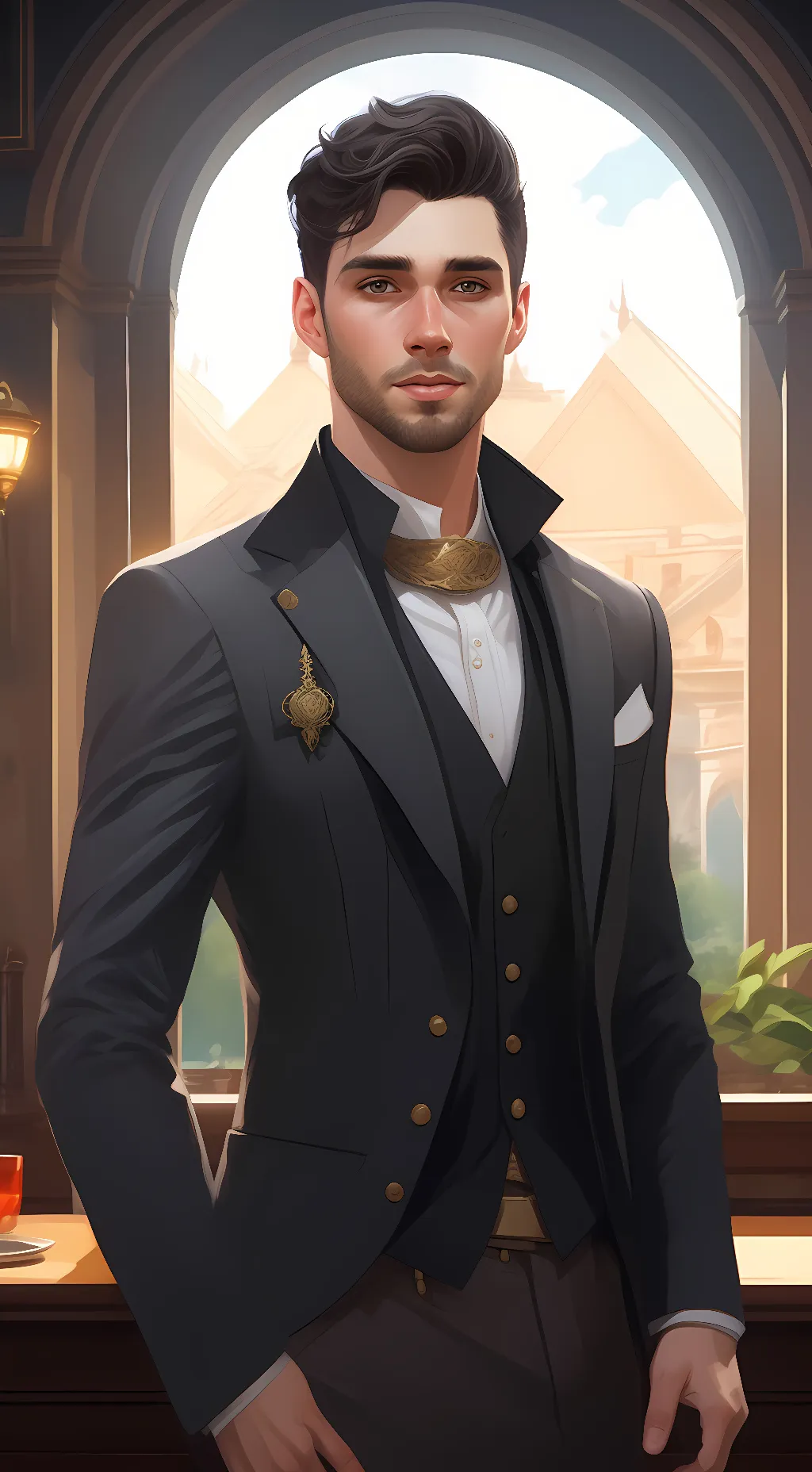 ai character: Kyle background