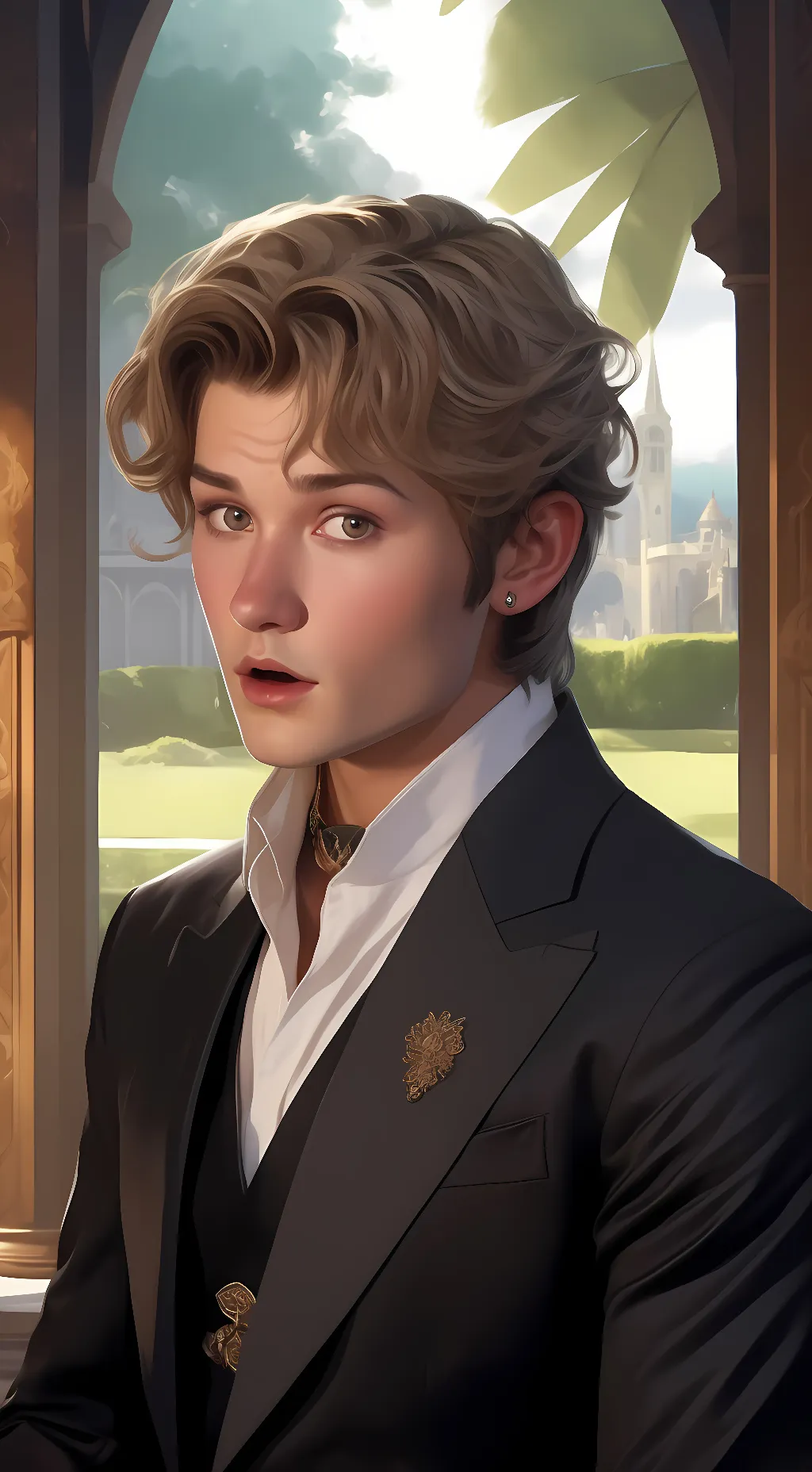 ai character: zigzag  background