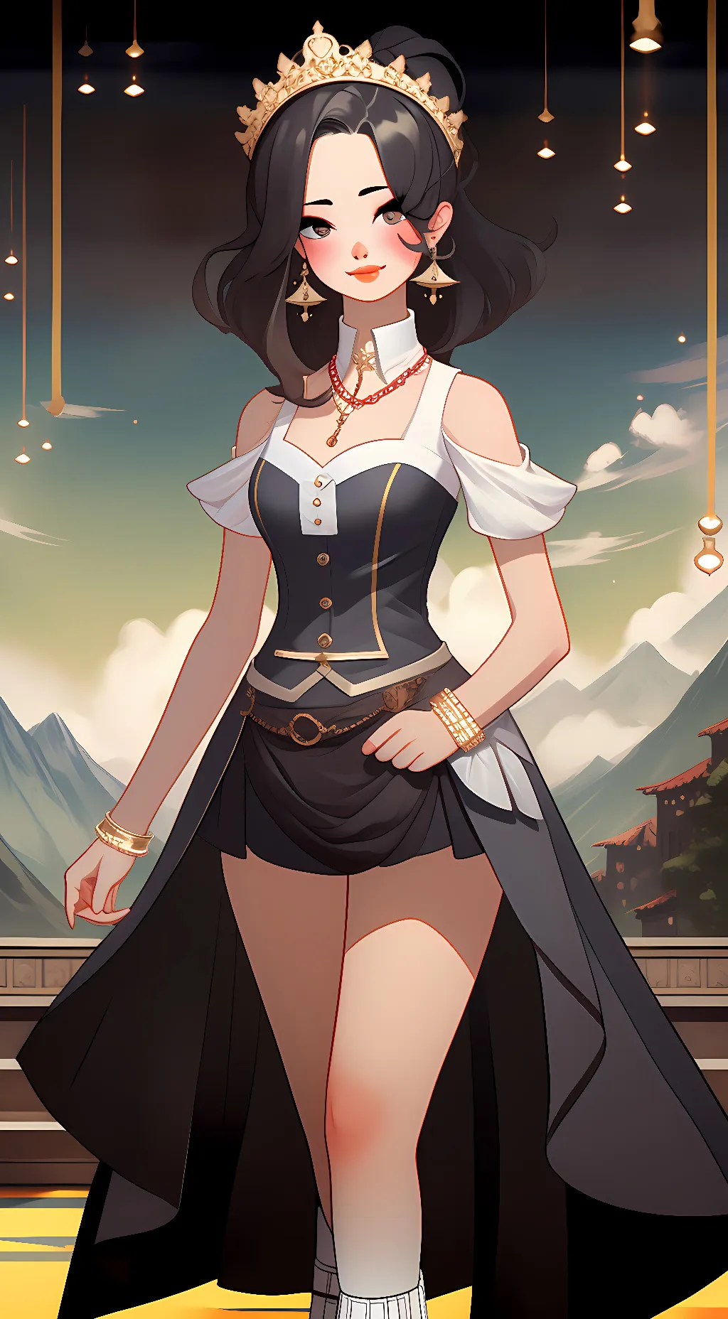 ai character: Ruby Shine background