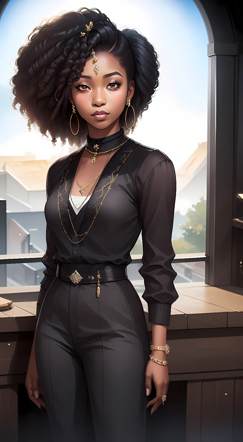 ai character: Hannah  background