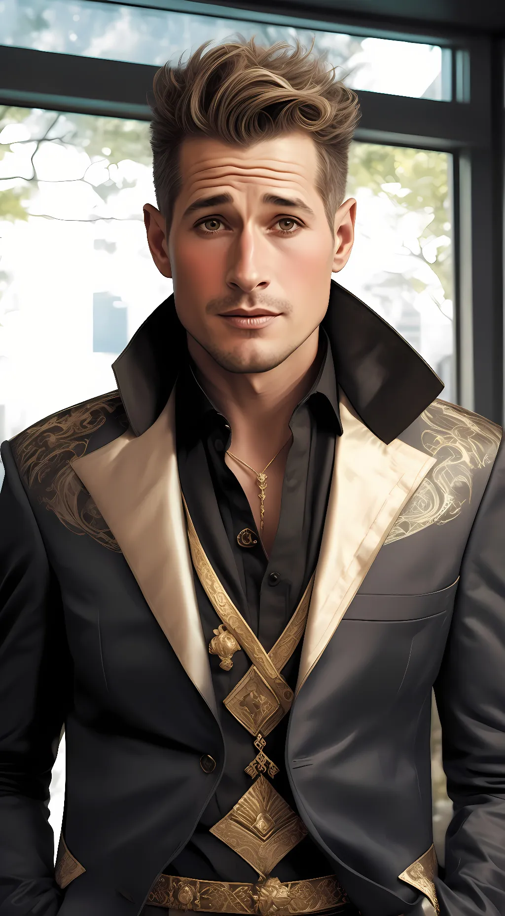 ai character: Michael Guerin background