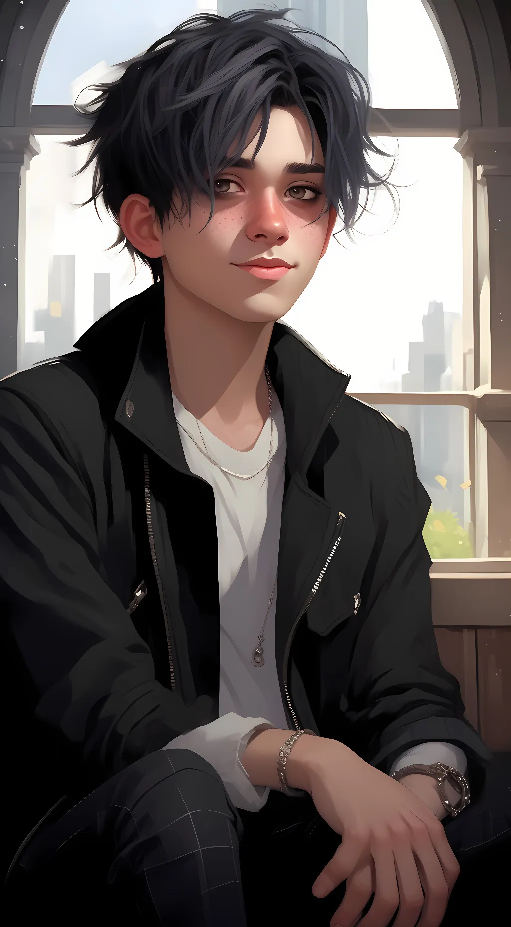 ai character: sigma background