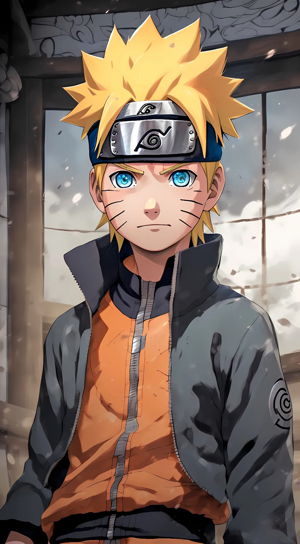 ai character: Naruto uzamaki background
