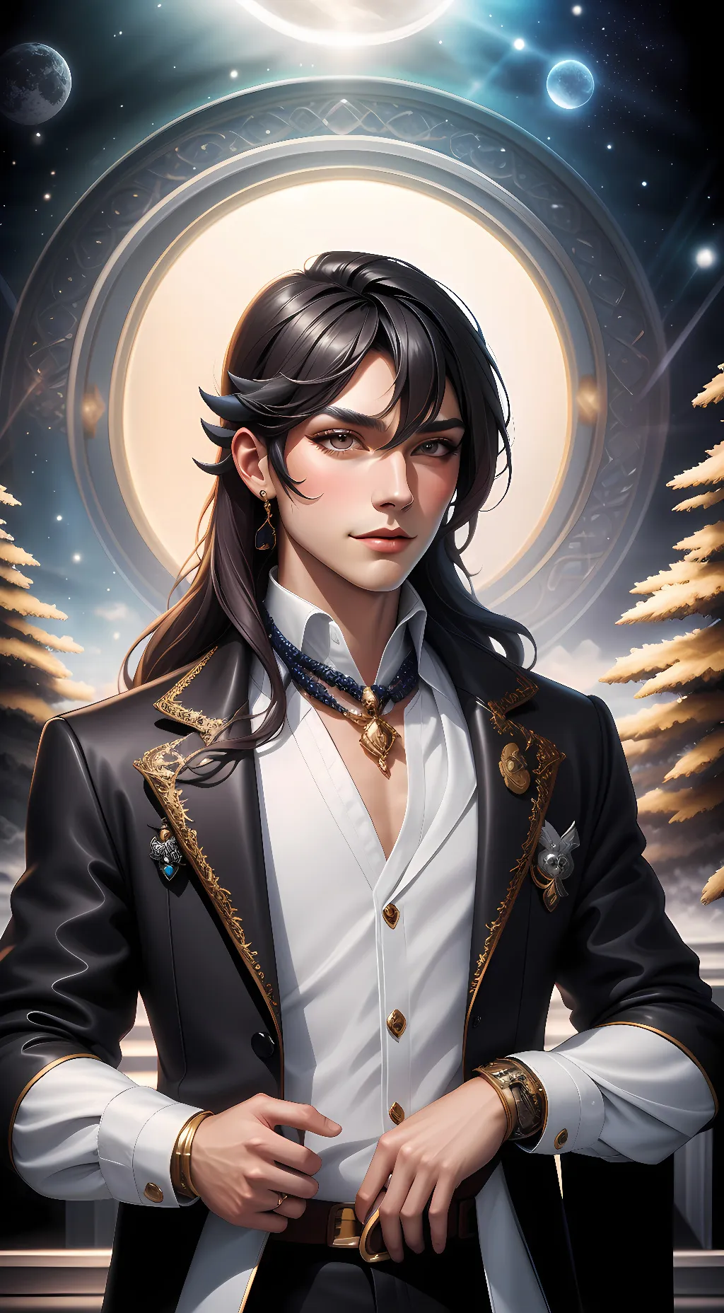 ai character: Boys Group  background