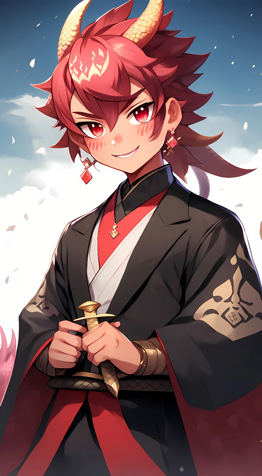 ai character: pitaya dragon background