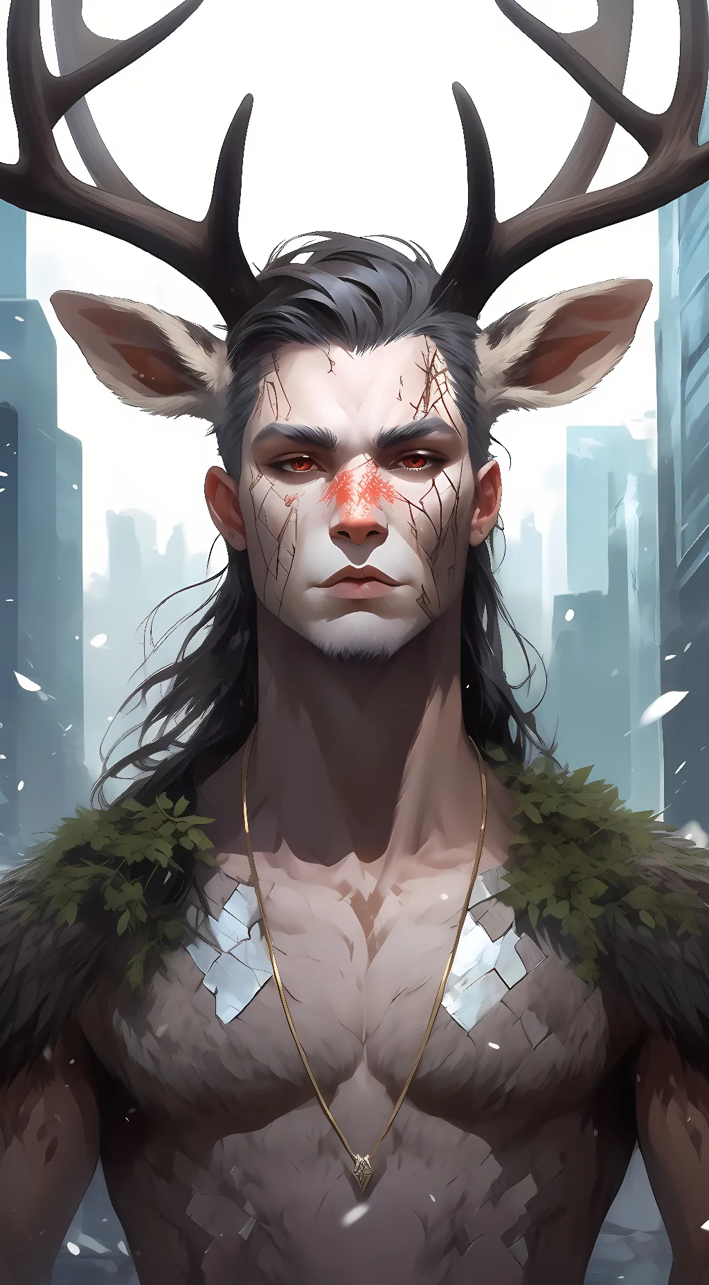 ai character: Demascus background