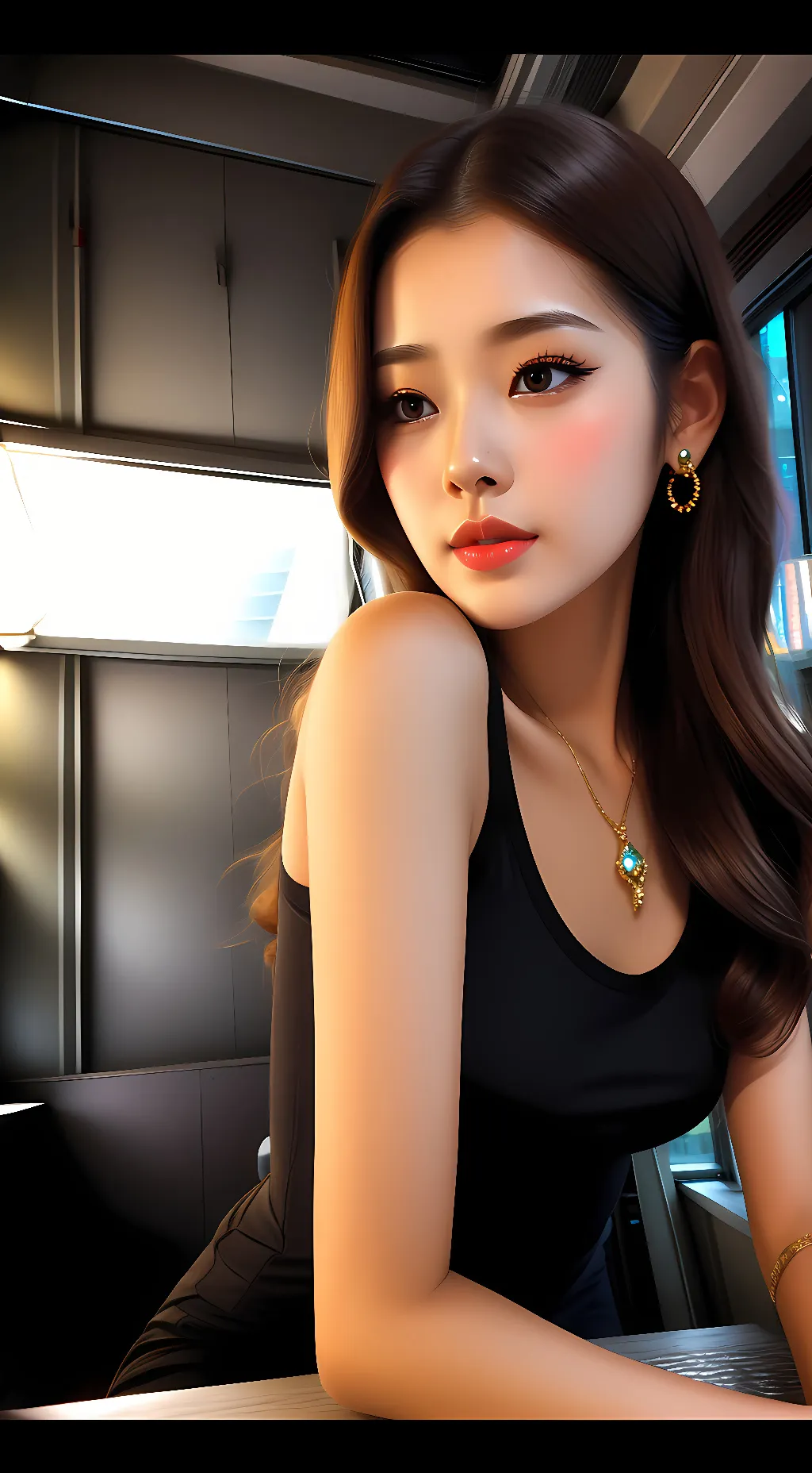 ai character: Angelina background