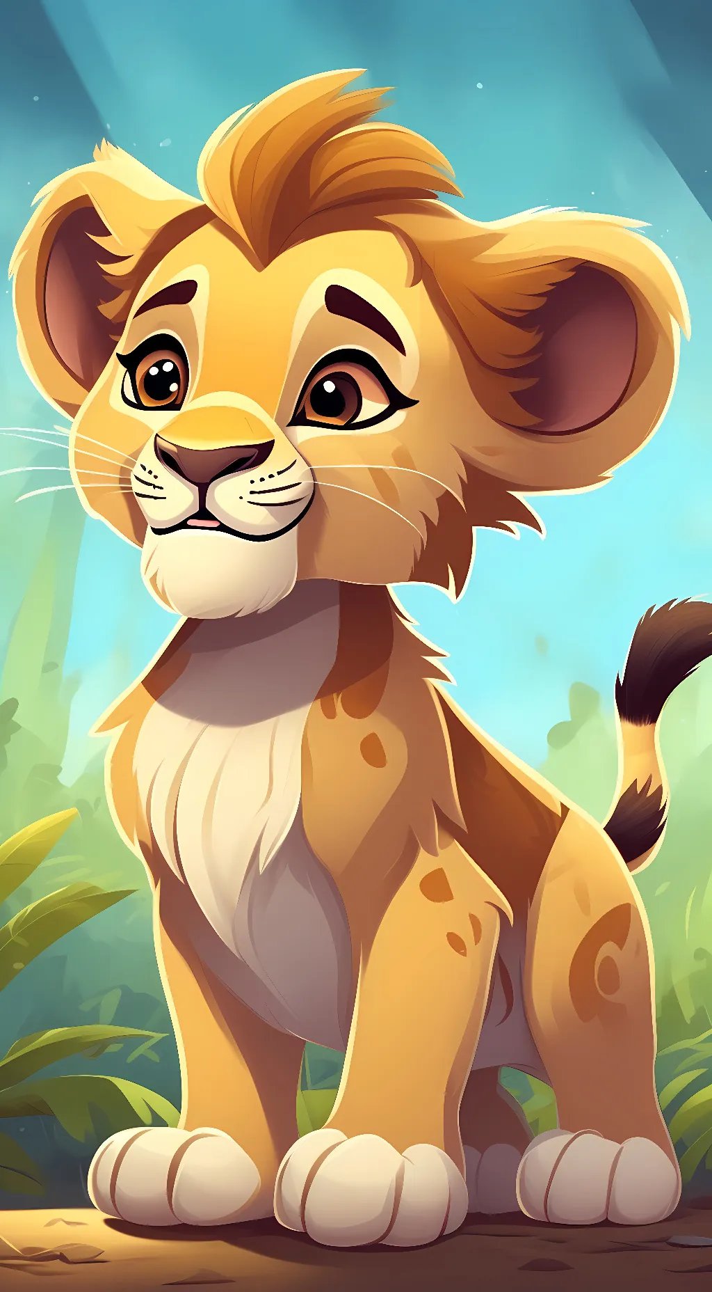 ai character: Simba background