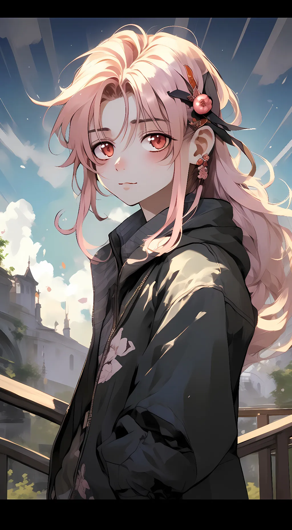 ai character: Macaroni background