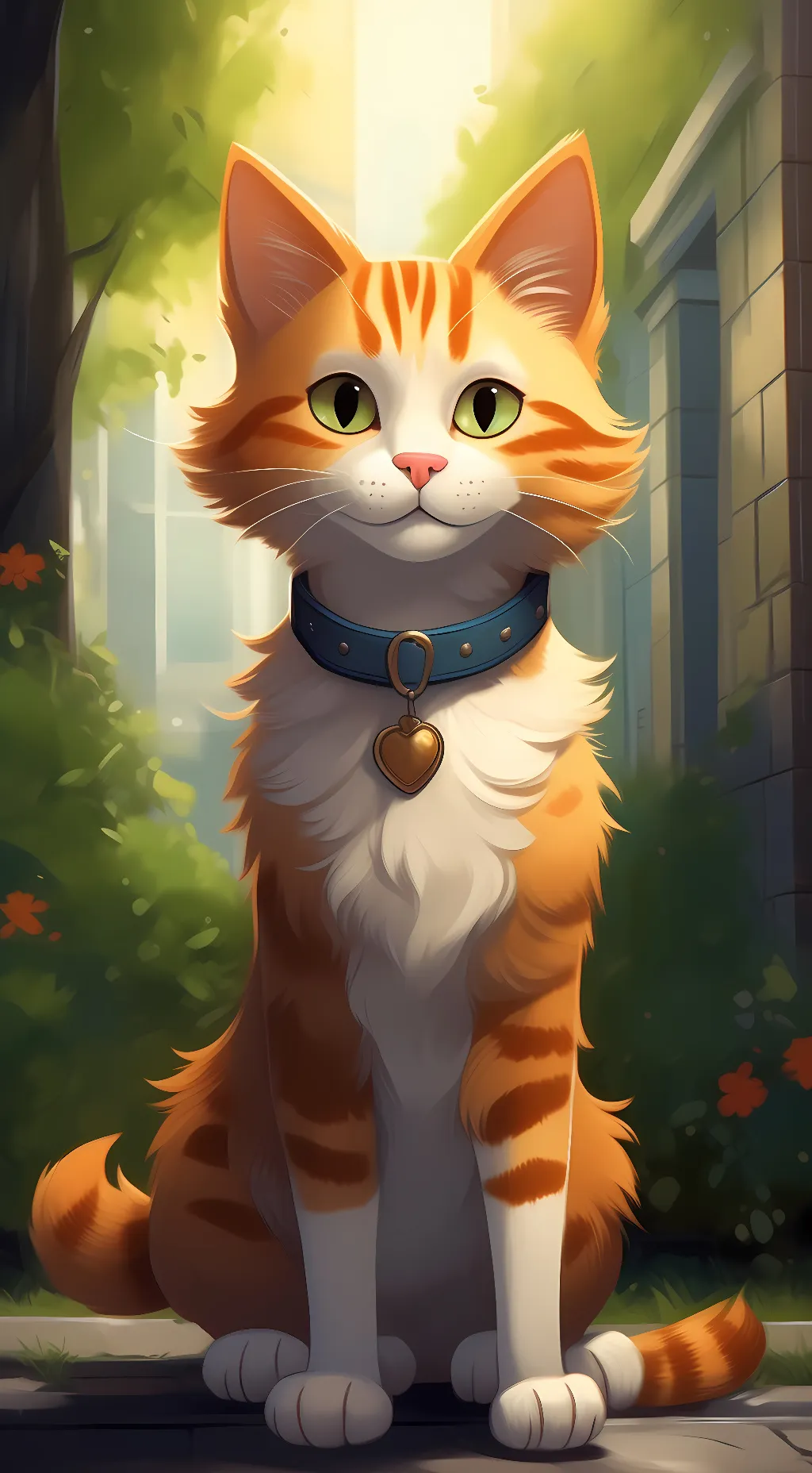 ai character: dog background