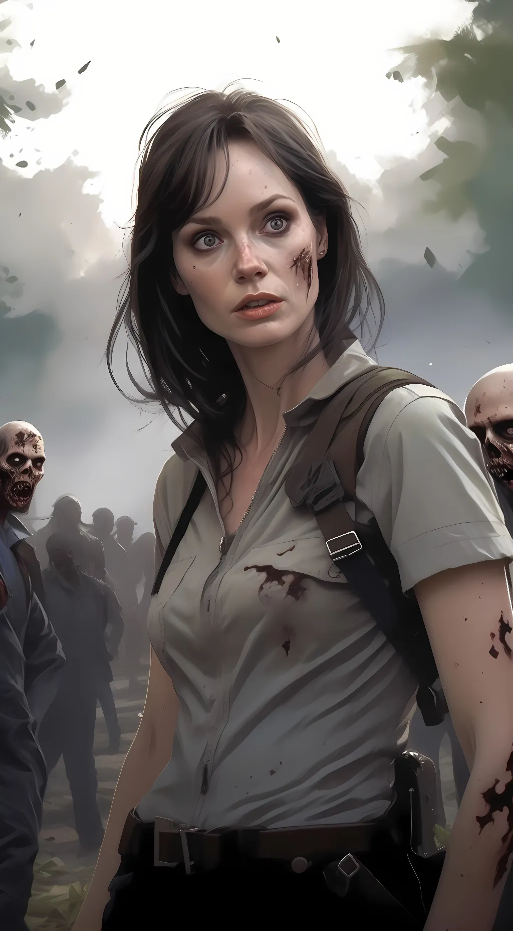 ai character: Lori Grimes background
